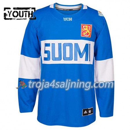 Finland tröja Blank World Cup i ishockey 2016 Blå Premier - NHL Tröjor Barn Finland tröja Blank World Cup i ishockey 2016 Blå Premier - NHL Tröjor Barn